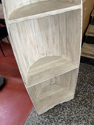 Estantería Barco Madera Blanca