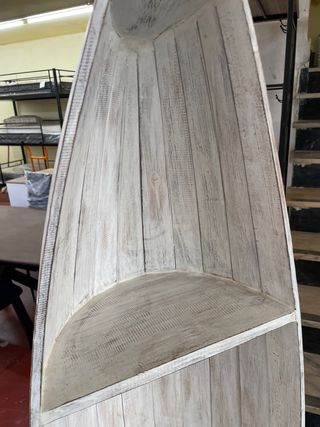 Estantería Barco Madera Blanca