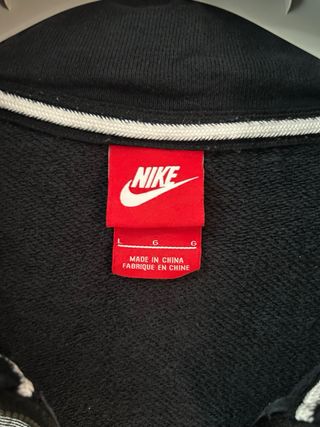Sudadera Nike Hombre Negra y Blanca