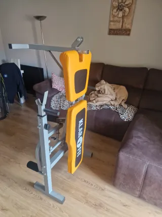 BANCO DE PESAS Y MUSCULACION CON POLEA