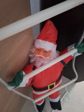 Papá Noel Escalador con Luz