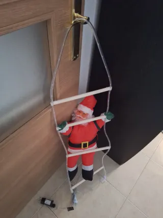 Papá Noel Escalador con Luz