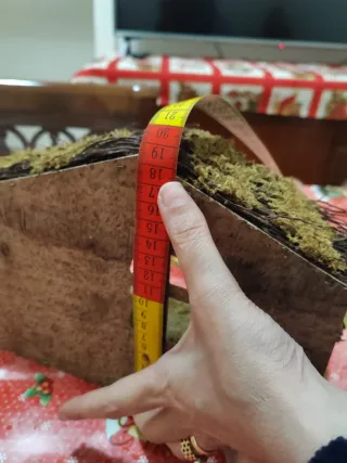 Grotta presepe vintage con 8 statuette