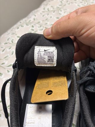 Zapatillas Nike Gore-Tex Negras Sin Uso