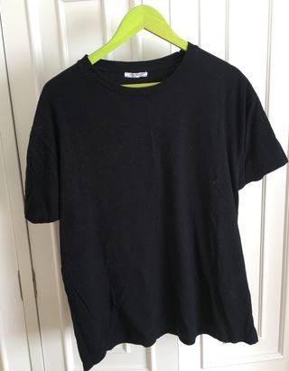 Camiseta negra L Zara