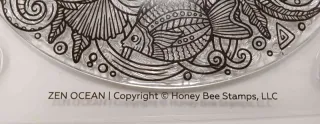 Honey Bee Stamps Sello Zen Ocean HBST-066