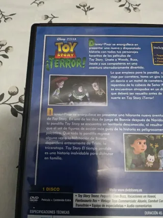 DVD Toy Story Terror y El Tiempo Perdido
