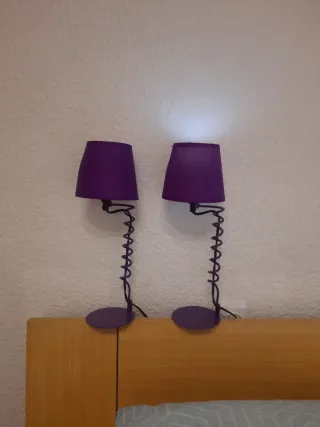 2 lamparitas para mesita noche