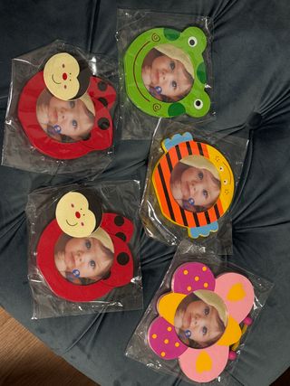 5 Marcos Fotos Infantiles Adorno Nevera