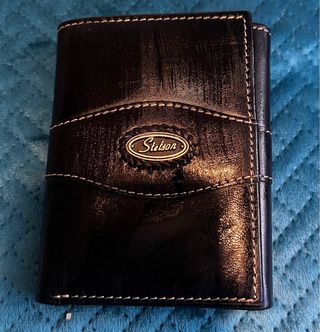 Cartera Stetson Negra Hombre