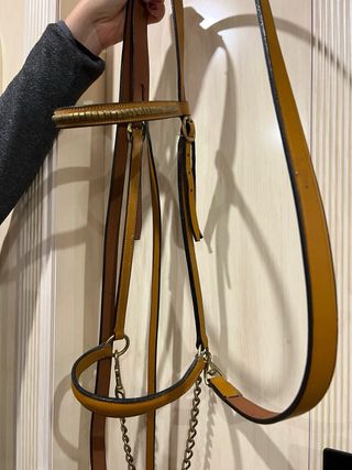 Cabezada de presentación de cuero