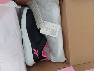 Zapatillas Reebok Niña Talla 34 Negras/Rosa