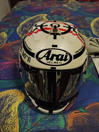 Arai RX-7 GP Haga Monza White
