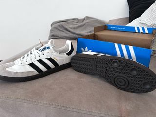 Adidas Samba Deportivas Blancas y Negras