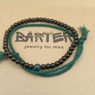Pulsera Barter 302 Eyasi Hombre Negra/Verde