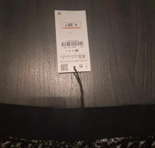 Minifalda Zara lentejuelas XS