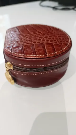 Joyero de viaje de piel