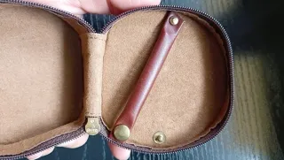 Joyero de viaje de piel