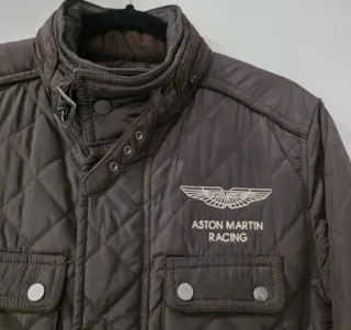 Chaqueta Hackett acolchada logo Aston Martin M