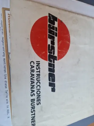 Manual original caravana burstner city tn 1994