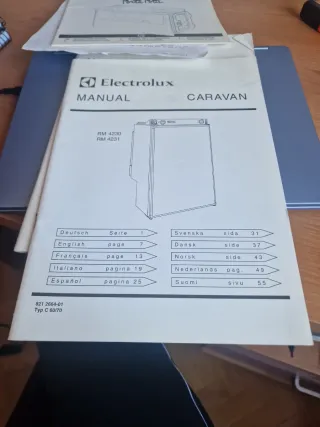 Manual original caravana burstner city tn 1994