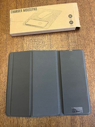 Tappetino Mouse Ricarica Wireless Sughero