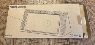 Tappetino Mouse Ricarica Wireless Sughero