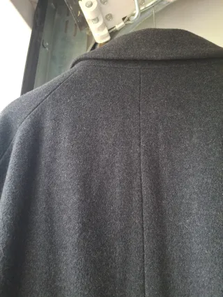 Cappotto nero da uomo XL in lana e cachemire