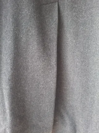 Cappotto nero da uomo XL in lana e cachemire