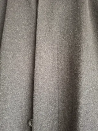 Cappotto nero da uomo XL in lana e cachemire