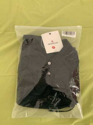 Conjunto Moncler Polo y Shorts Negro