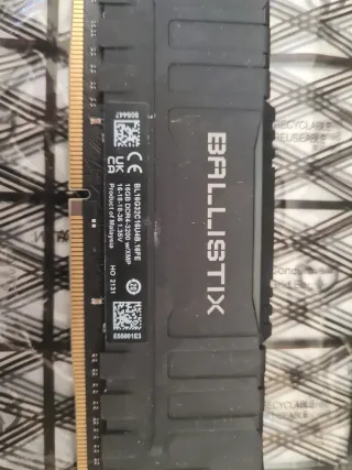 32 GB RAM DDR4 3200MHz Crucial Ballistix PC Gammin