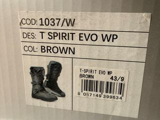 Botas de Moto T-Spirit Gore-Tex. Talla 43.