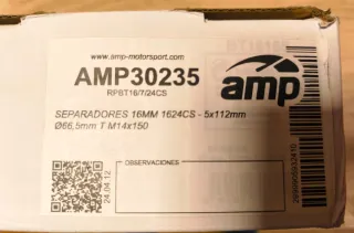Separadores de llanta Audi VAG 16mm 5x112