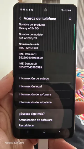 Samsung Galaxy A52s 5G Viola