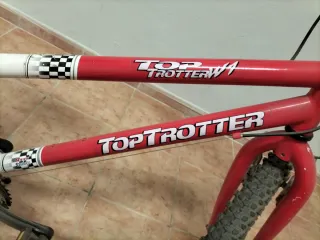 Bicicleta Top Trotter Roja y Blanca