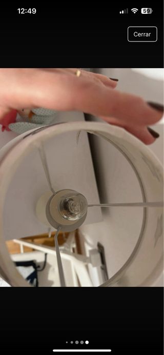 Lámpara infantil con estrellas