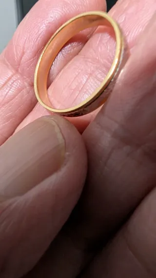 Alianzas preciosa para está fiesta nueva oro 18 ki