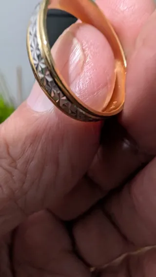 Alianzas preciosa para está fiesta nueva oro 18 ki