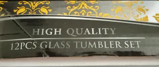 12 Vasos Home Deluxe Dorados