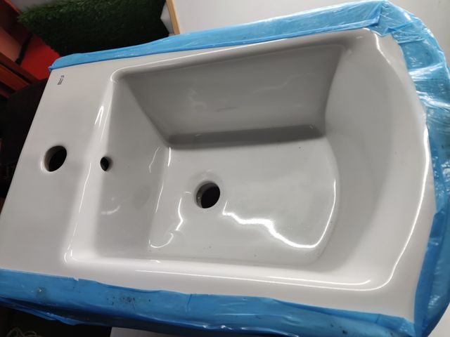 Roca,Hall,Bidé compacto adosado a pared sin tapa