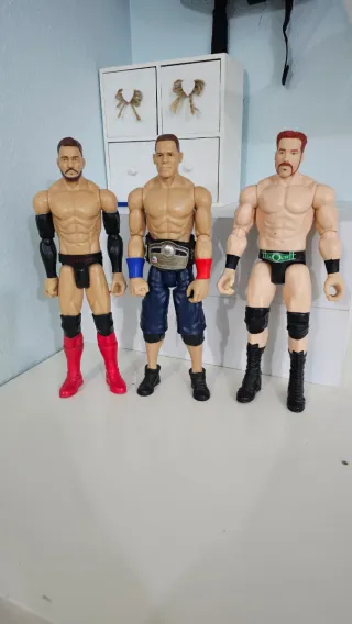 Figuras WWE John Cena, Finn Bálor, Sheamus
