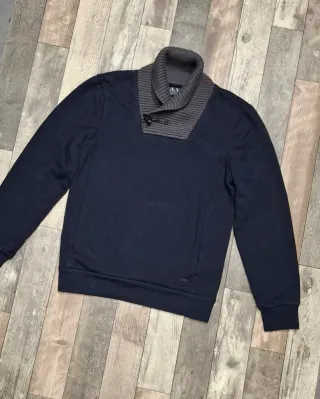 Armani Exchange Felpa Blu Taglia S