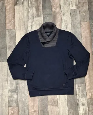 Armani Exchange Felpa Blu Taglia S