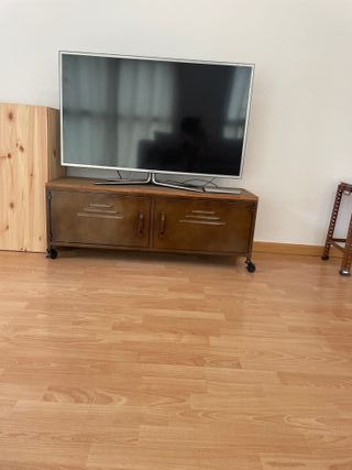 Aparador Metálico Madera Ruedas