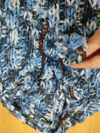 Poncho lana Z&L accessories calentito artesanal