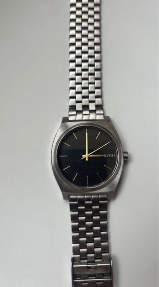 Reloj Nixon Time Teller Unisex Negro/Plata