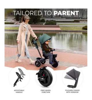 Triciclo Kinderkraft Aveo Plegable Bebé