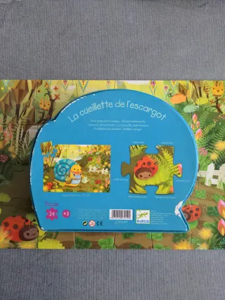 Puzzle Djeco Caracol 24 piezas +3 años