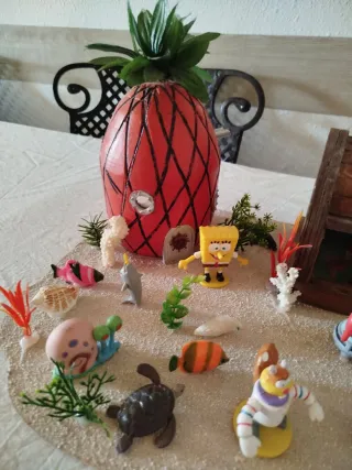 Set Completo Pueblo Bob Esponja